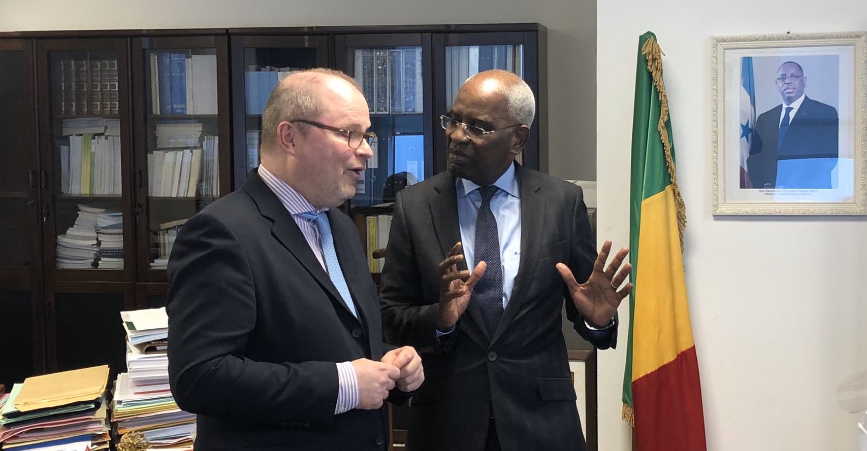 Christian Lange et Malick Sall