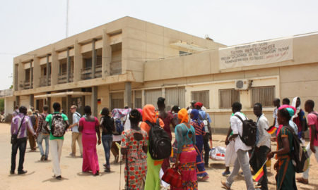 Des élèves du Lycée Valdiodio Ndiaye de Kaolack