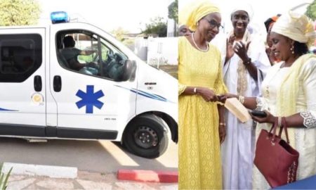 Hôpital régional El Hadj Ibrahima Niass de Kaolack : Maître Nafissatou Diop Cissé offre une ambulance