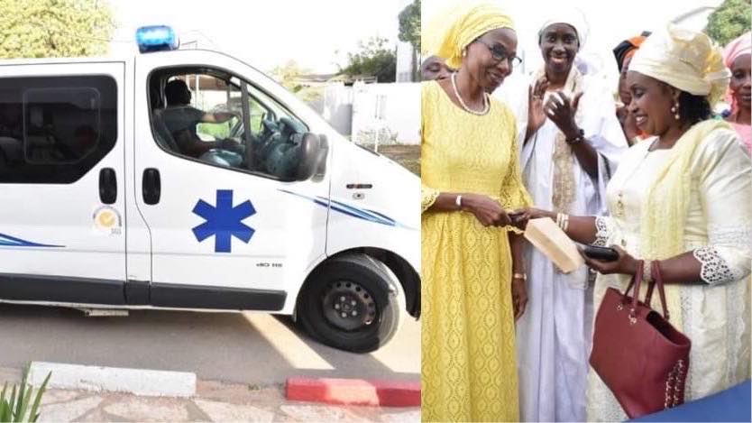 Hôpital régional El Hadj Ibrahima Niass de Kaolack : Maître Nafissatou Diop Cissé offre une ambulance