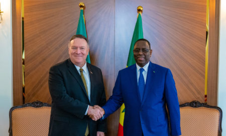 Mike Pompeo, reçu par le président Macky Sall