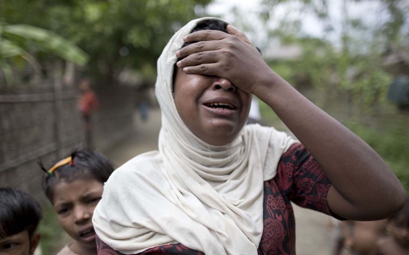 Une femme Rohingyas en Birmanie