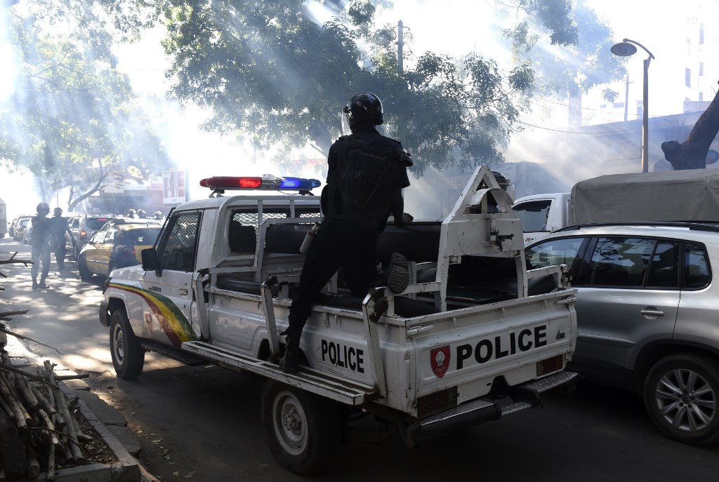 Police Sénégalais voiture