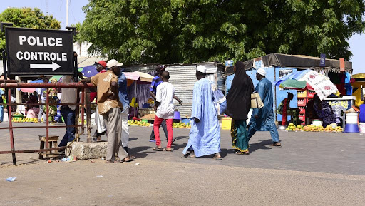 frontière entre la Gambie et le Sénégal