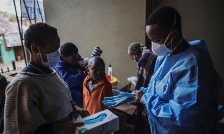 Coronavirus - En Afrique du Sud, 1462 cas confirmés ont été dénombrés au 03 avril 2020. AFP:MARCO LONGARI