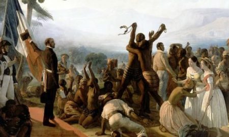 L'abolition de l'esclavage dans les colonies françaises, une peinture de François-Auguste Biard. © CC/wikipédia