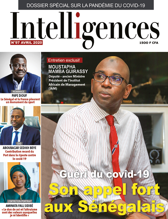 Moustapha Guirassy fait la Une d'Intelligence Magazine