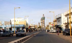 Une rue à Touba