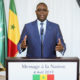 message à la nation Macky sall 4 Avril