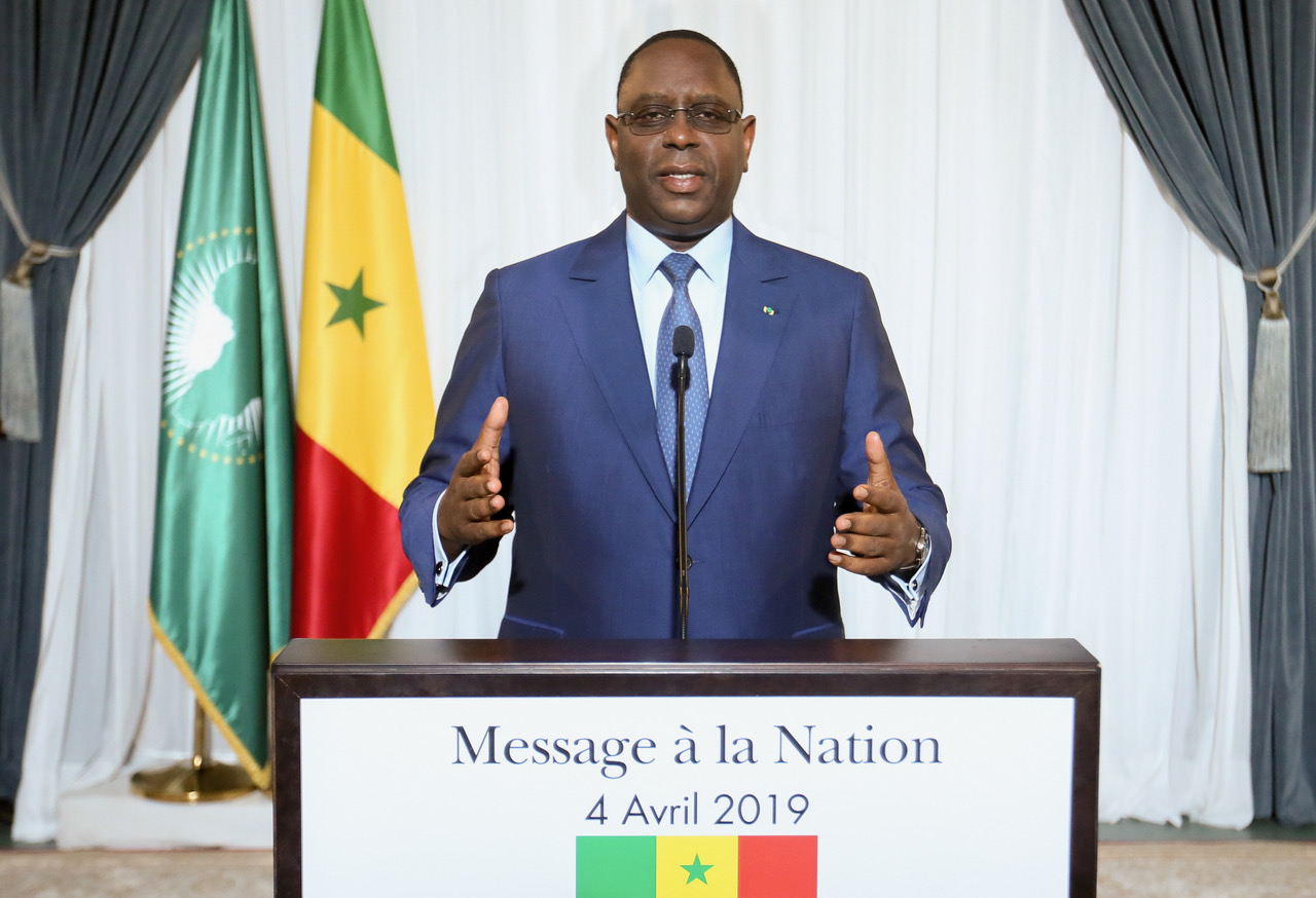 message à la nation Macky sall 4 Avril