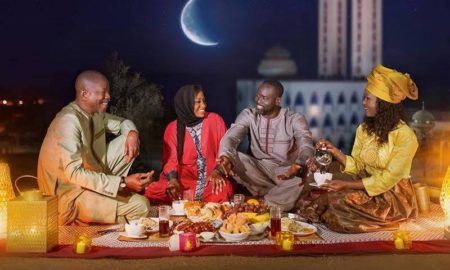 ramadan Une famille sénégalaise lors de la coupure du jeûne