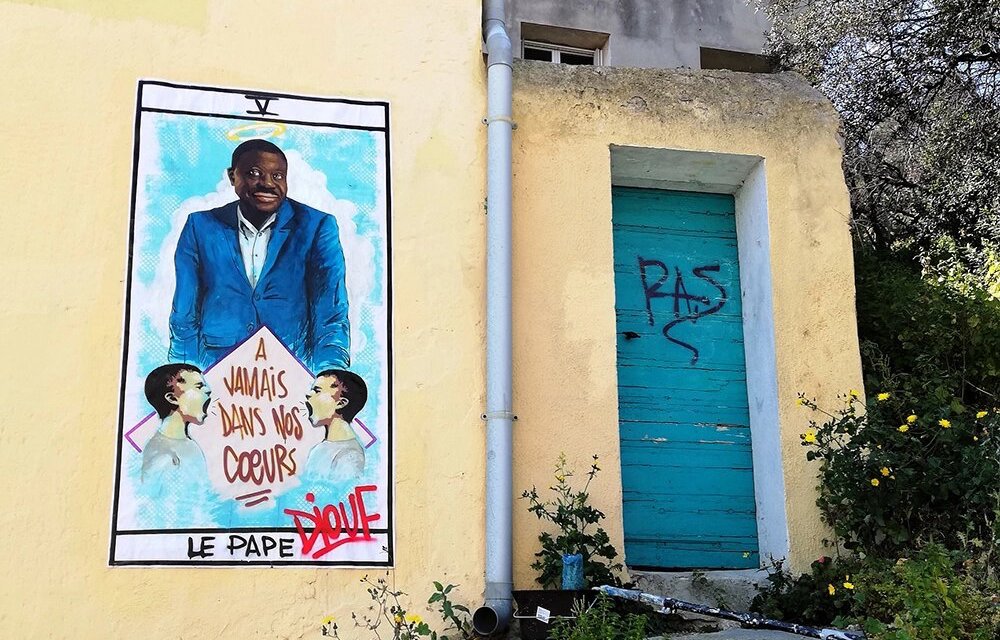 un artiste peintre marseillais à Pape Diouf