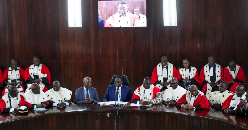 Macky Sall présidant la rentrée des cours et tribunaux