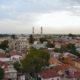 les minarets d'une mosquée à Banjul Gambie