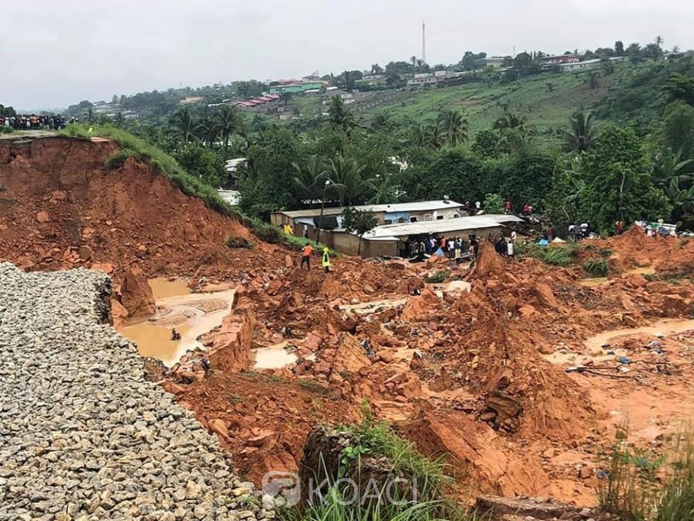 Côte d'Ivoire éboulement terrain à Anyama