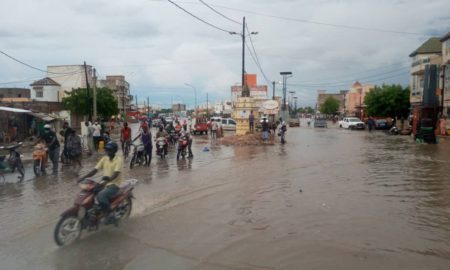 Kaolack : premières fortes pluies, premiers dégâts à travers la ville [Images]