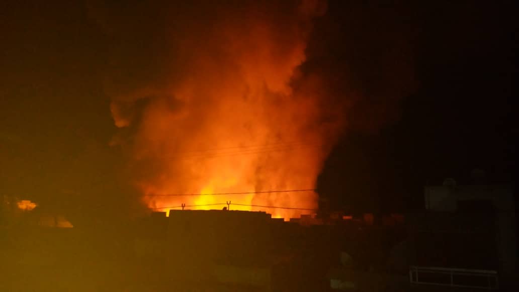 Kaolack : le marché central en feu