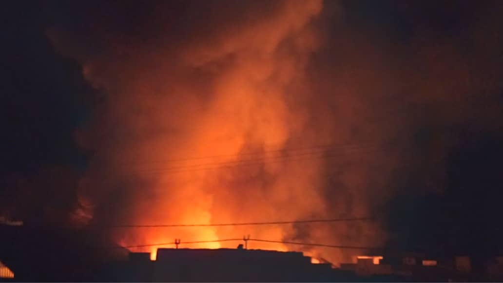 Kaolack : le marché central en feu