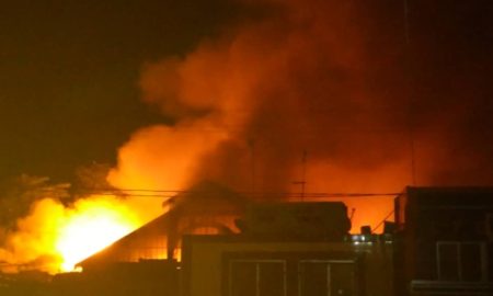 Kaolack : le marché central en feu