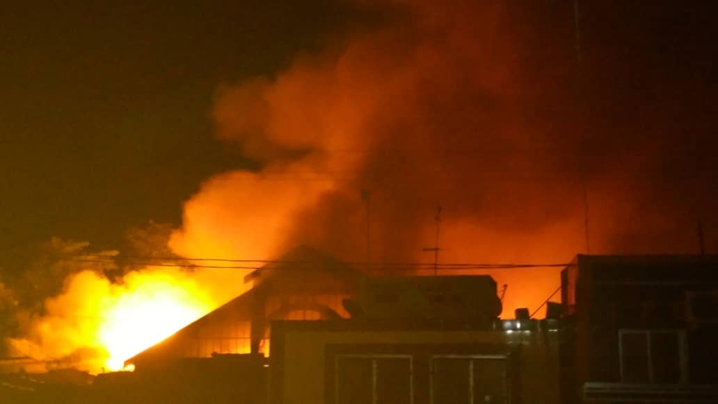 Kaolack : le marché central en feu