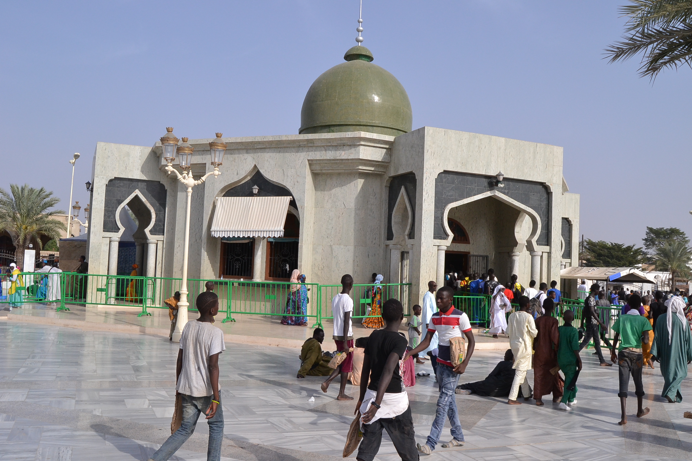 Des disciples à Touba lors du Magal