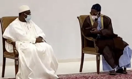 Serigne Mahi Niass à Macky Sall Recevant le chef de l'État Macky Sall