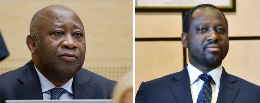 Laurent Gbagbo et Guillaume Soro