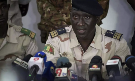 colonel-major Ismaël Wagué, porte-parole de la junte malienne