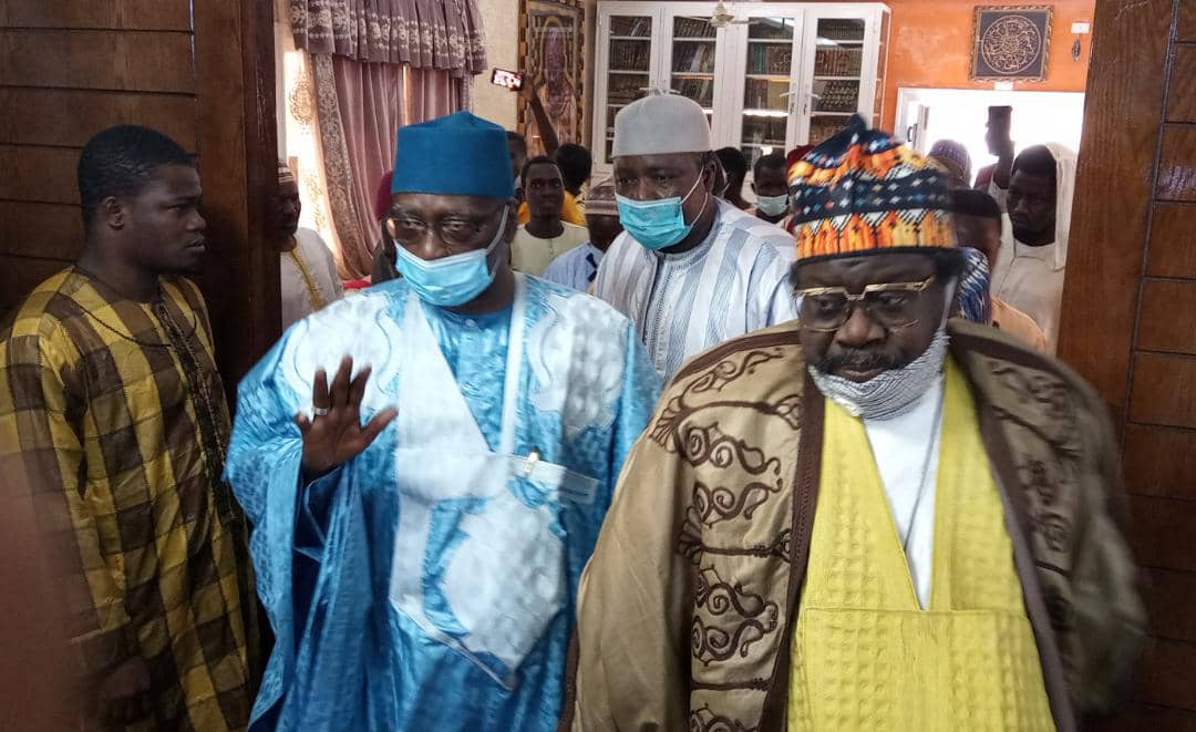 Condoléances : Serigne Mbaye Sy Mansour, khalife des Tidianes, à Médina Baye