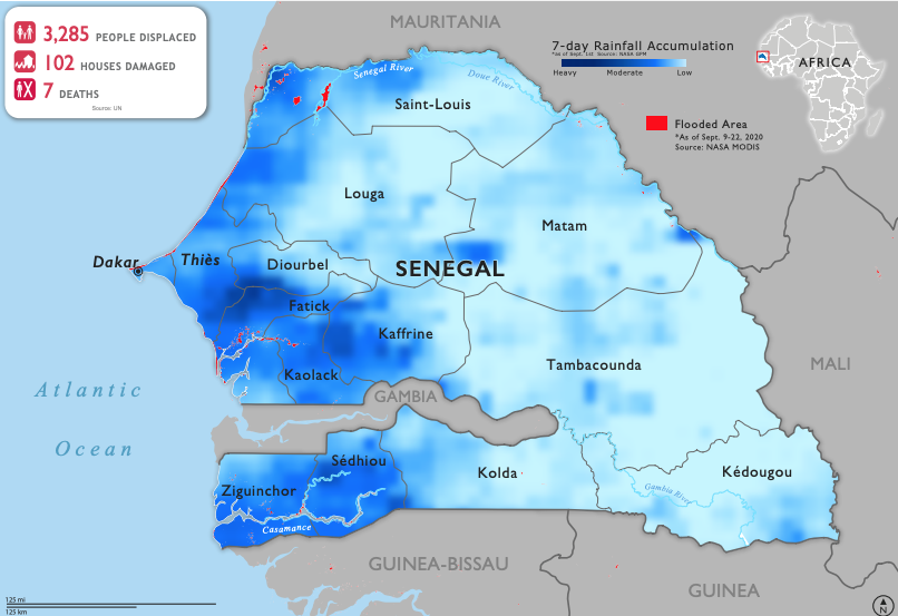 Carte Sénégal - Senegal card 1