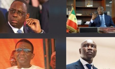 Macky Sall, Amadou Bâ, Aly Ngouille et Makhtar Cissé