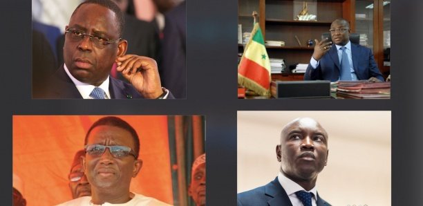 Macky Sall, Amadou Bâ, Aly Ngouille et Makhtar Cissé