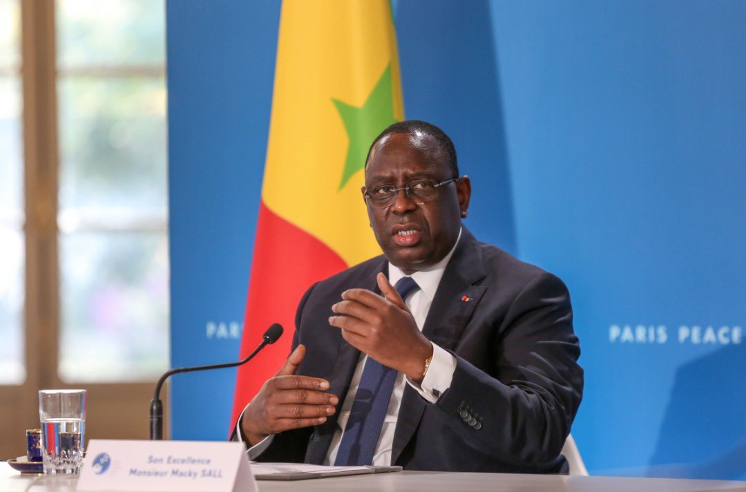 Macky Sall au Paris peace forum