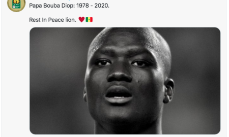 Décès de Pape Bouba Diop : l'hommage de la CAF au 1er butteur sénégalais en Coupe du monde