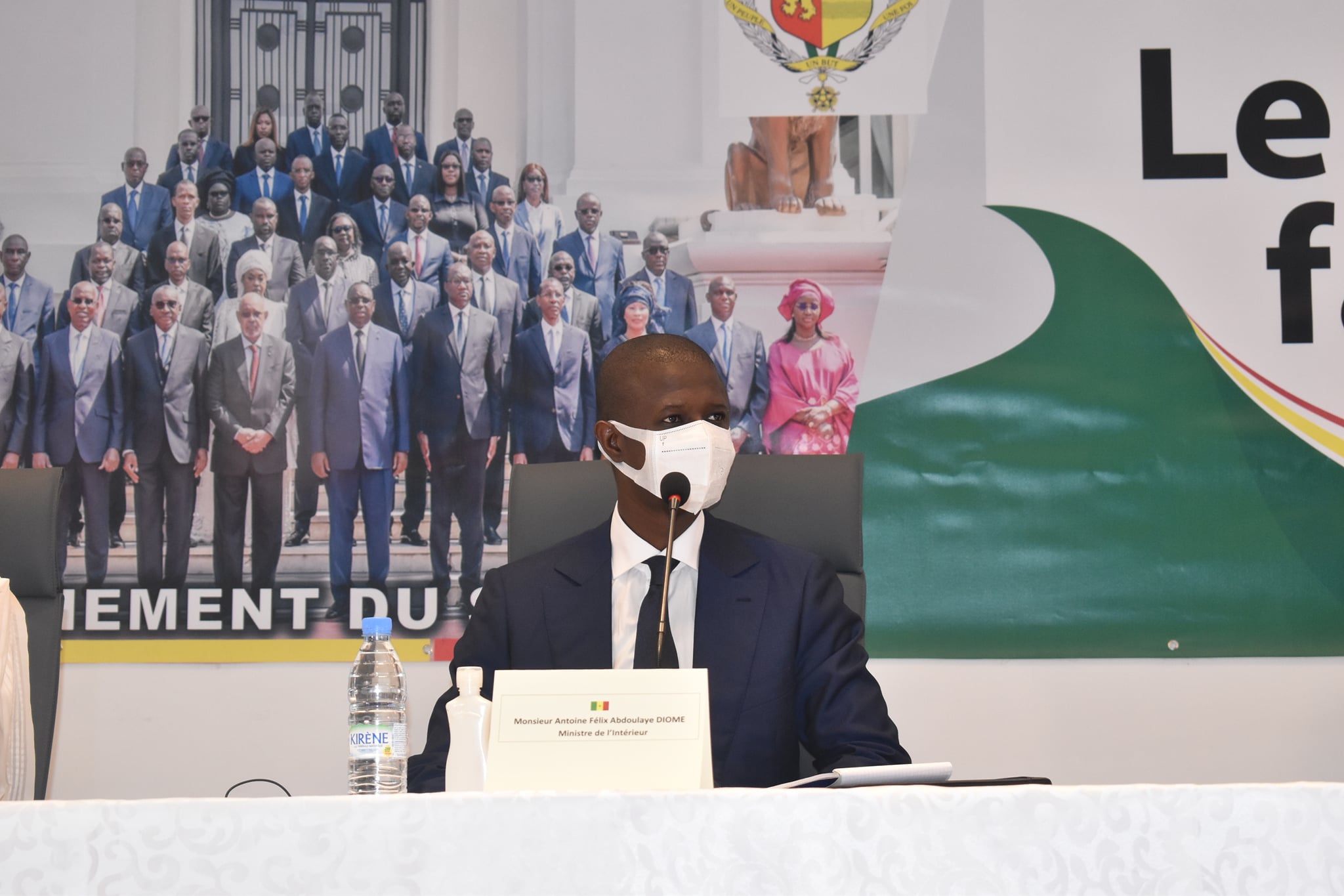 Antoine Félix Abdoulaye DIOME, Ministre de l’Intérieur