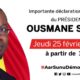 Déclaration Ousmane Sonko 25 Février 2021