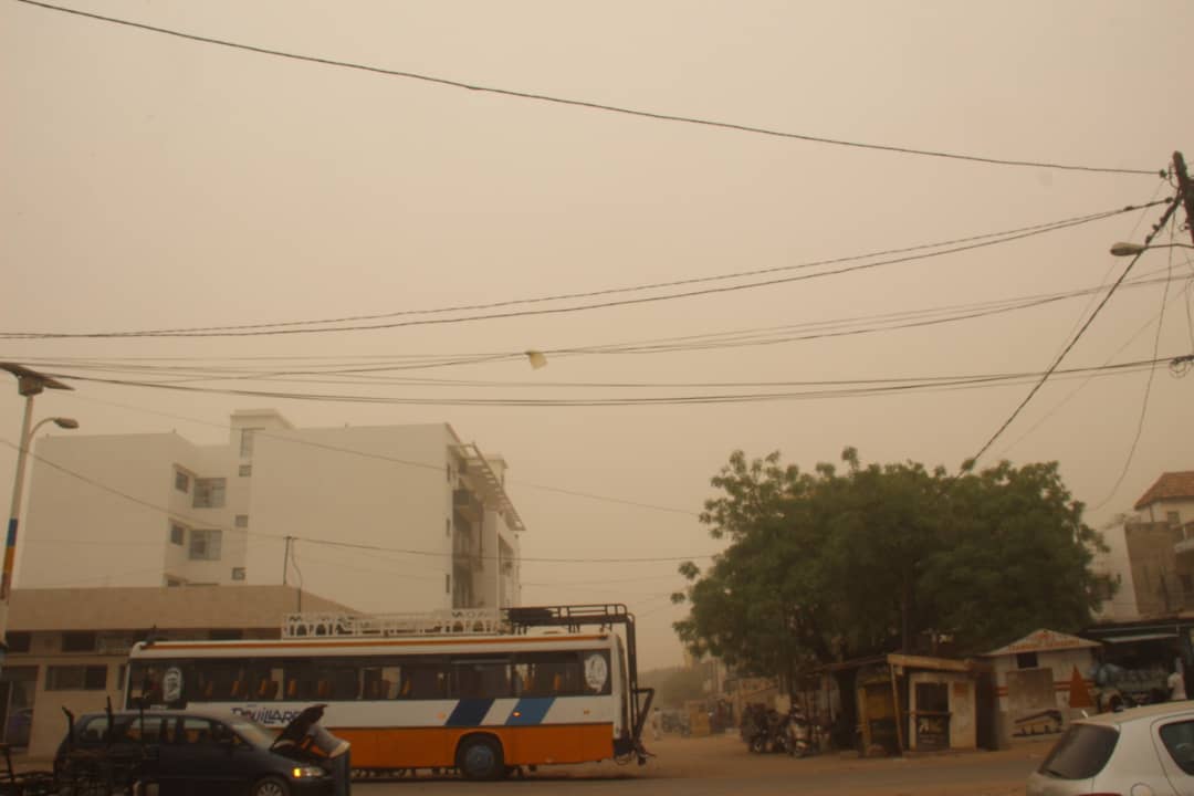 Météo : mauvaise qualité de l'air et de la poussière partout au Sénégal