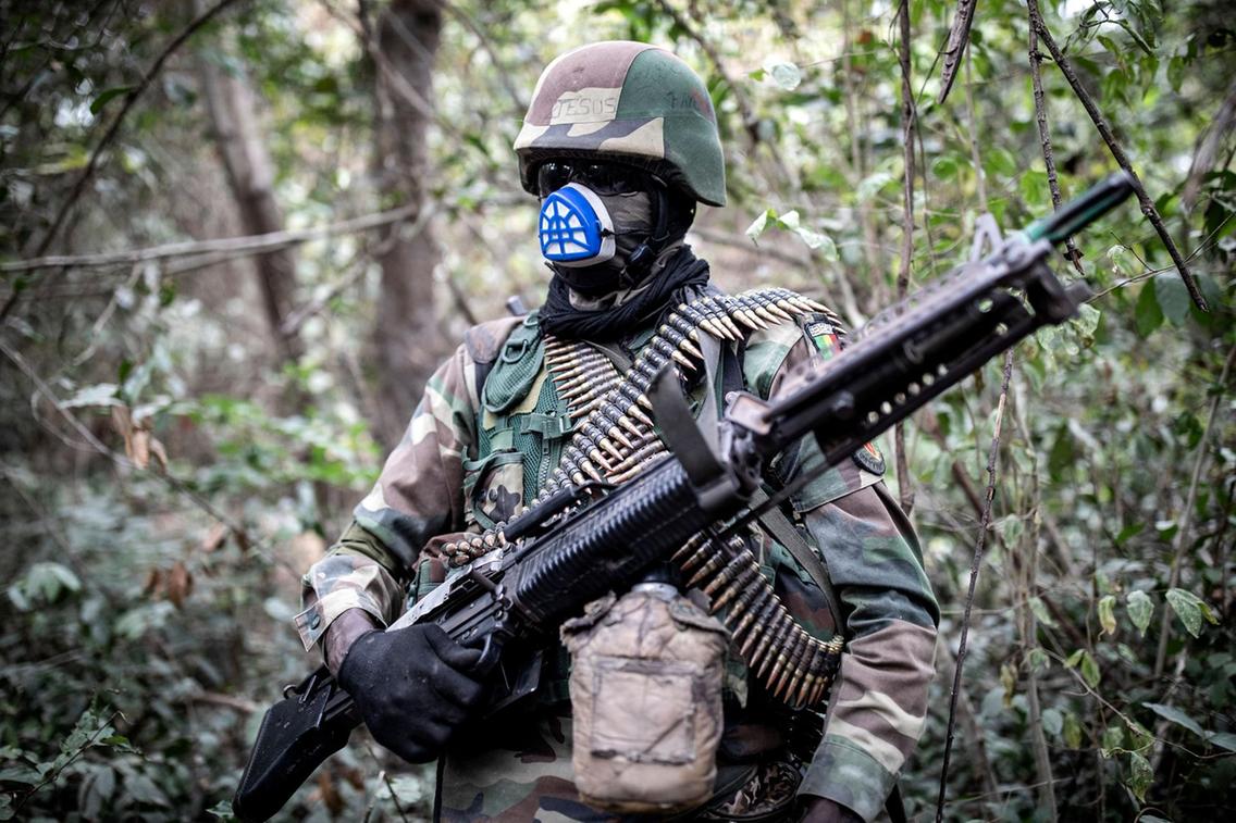 Un soldat Militaire sénégalais en casamance