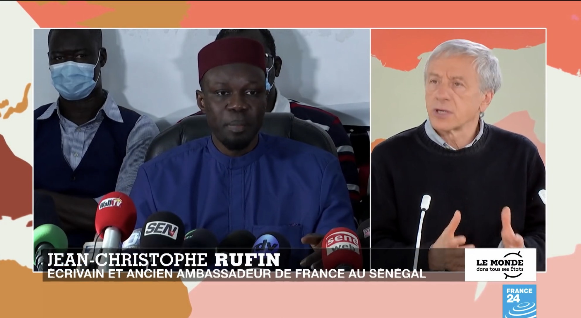Ousmane Sonko recadre Jean Christophe Ruffin ex ambassadeur de France au Sénégal