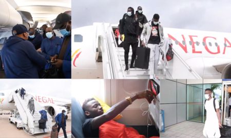 Can 2022 : les Lions ont atterri à Brazzaville à bord d’un vol spécial d’Air Sénégal (video)