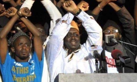 Macky Sall avec le mouvement Y'en a marre