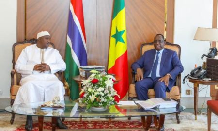 Macky Sall et Adama Barrow