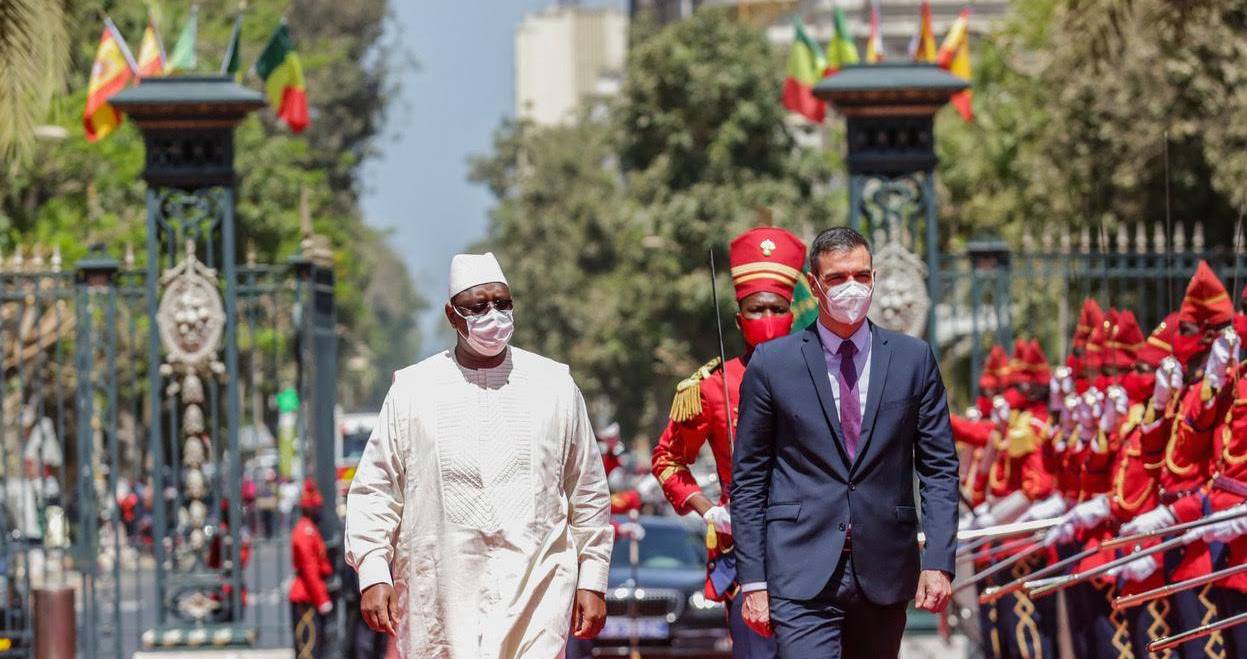 Rapatriement des migrants sénégalais : le Premier ministre espagnol Pedro Sánchez reçu à Dakar par le président Macky Sall