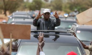 Macky Sall à Kaffrine