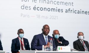 le président de la République, Macky Sall prenant part au Sommet sur le financement des économies africaines