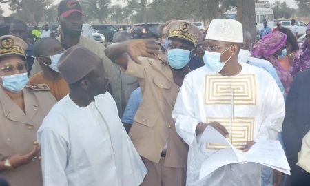 Kaolack : le ministre Moustapha Diop à Taiba Niasène et Dya dans le cadre du projet Agropole centre