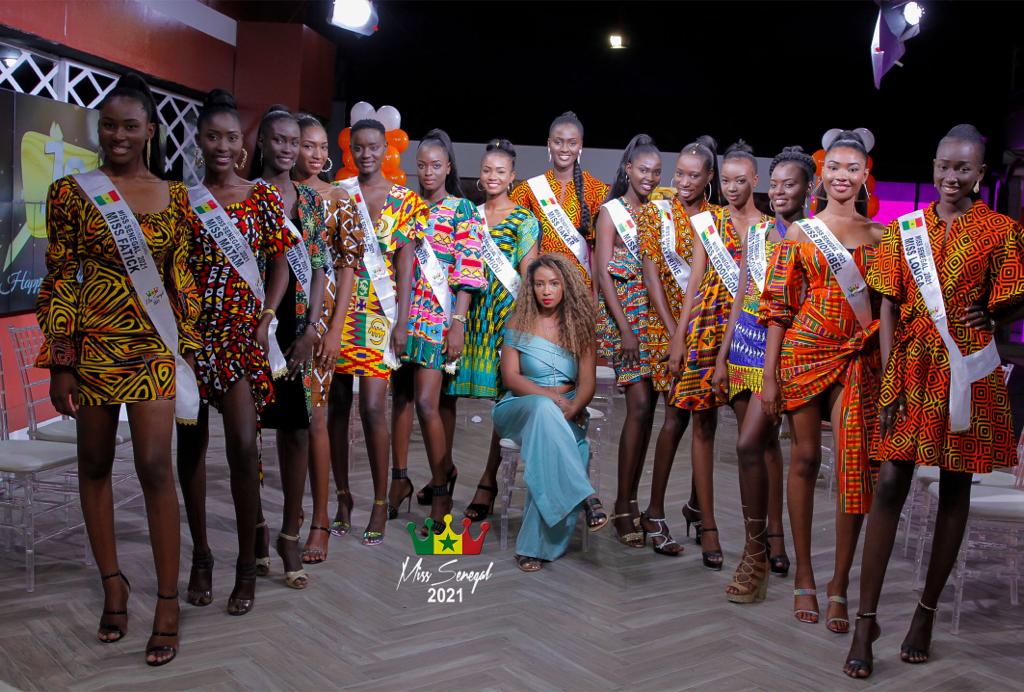 Miss Sénégal 2021 : la Miss Kaolack rayonne au milieu des 13 autres candidates (Photos)