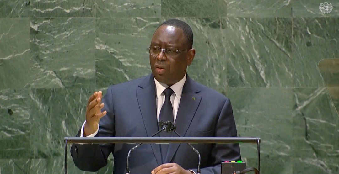 Macky Sall dit ses vérités au monde : "il est temps que la composition du Conseil de sécurité reflète les réalités des Nations Unies du 21e siècle"