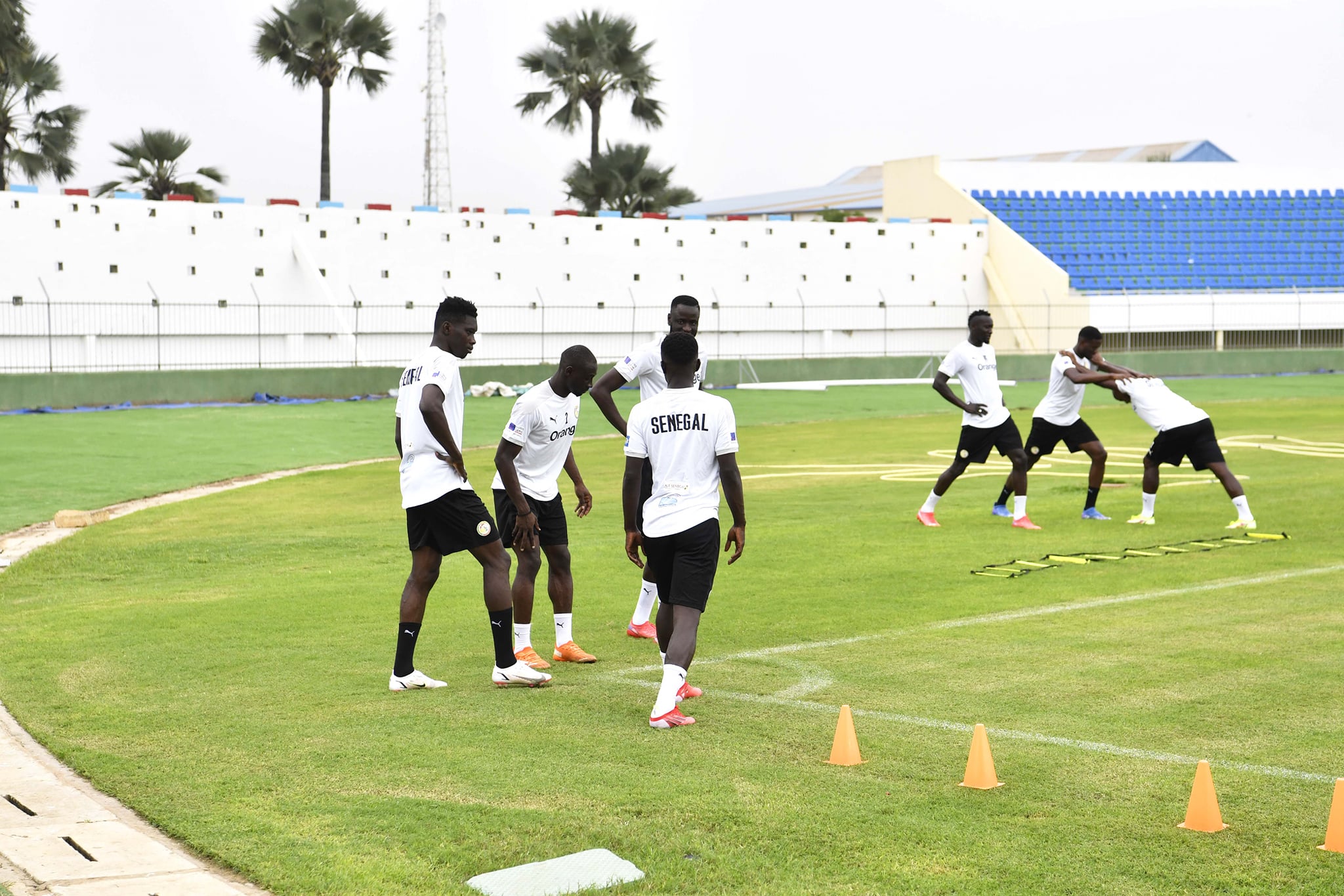 1er galop des Lions : seul Sadio Mané manquait à l’appel, Boulaye Dia et Seny Dieng sont restés à l’hôtel