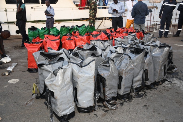 cocaïne saisie par la Marine sénégalaise